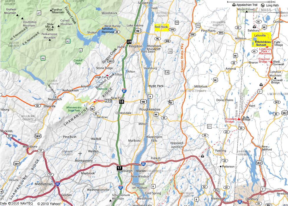 Appalachian Trail, Hudson Valley, orange co, putnam co, dutchess co, ulster co. Litchfield co, fairfield co, connecticut, lakeville, Hotchkiss School, Limerock Park, covered bridge, west cornwall, cornwall bridge, Bulls Bridge, New Millford, Kingston, poughkeepsie, US 7, highway 7